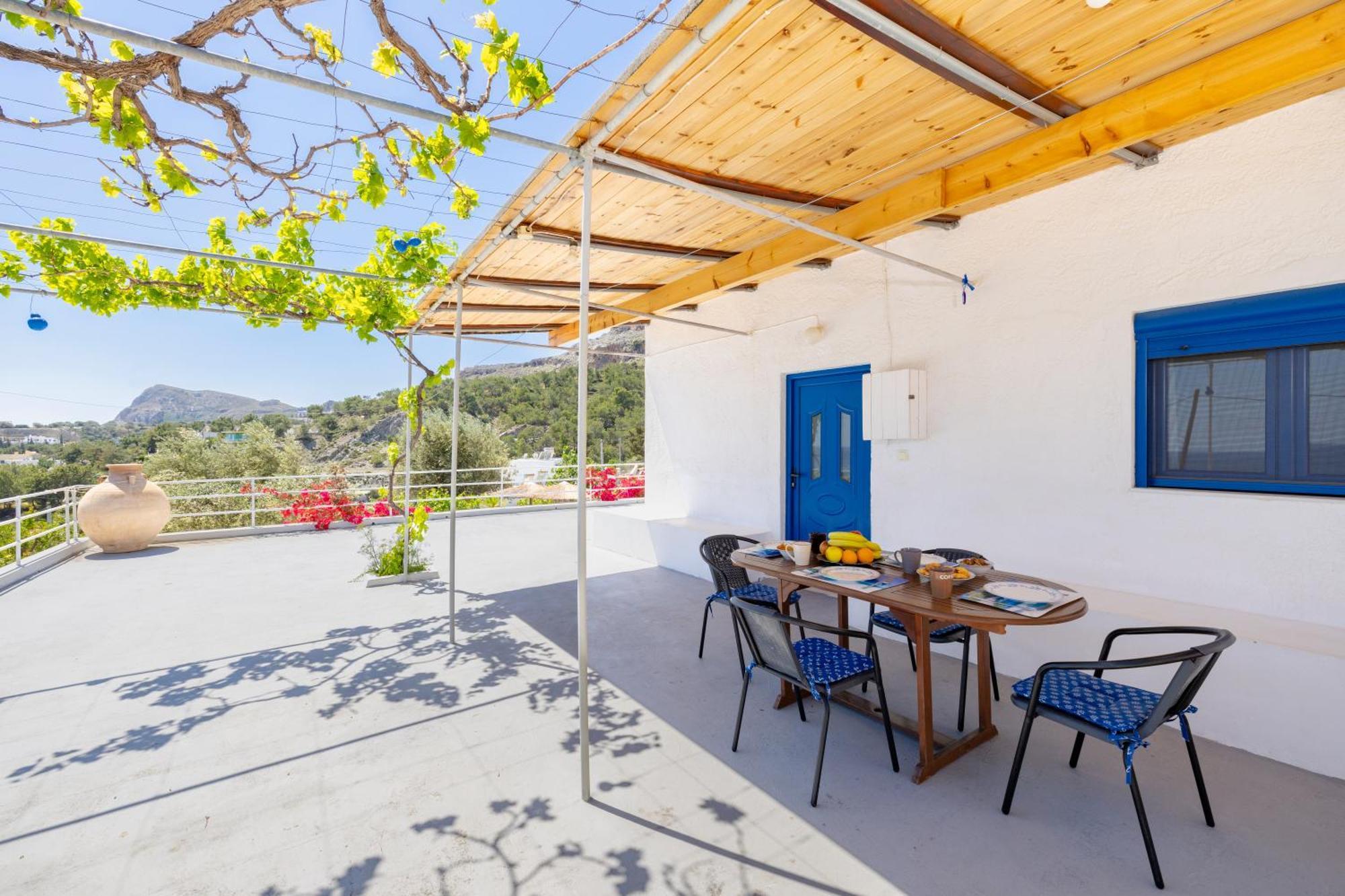 Endless Blue Stegna Villa Archangelos  Bagian luar foto